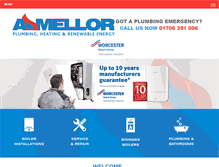 Tablet Screenshot of amellorplumbingandheating.co.uk